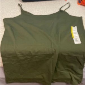 Brand new spaghetti tank top size large